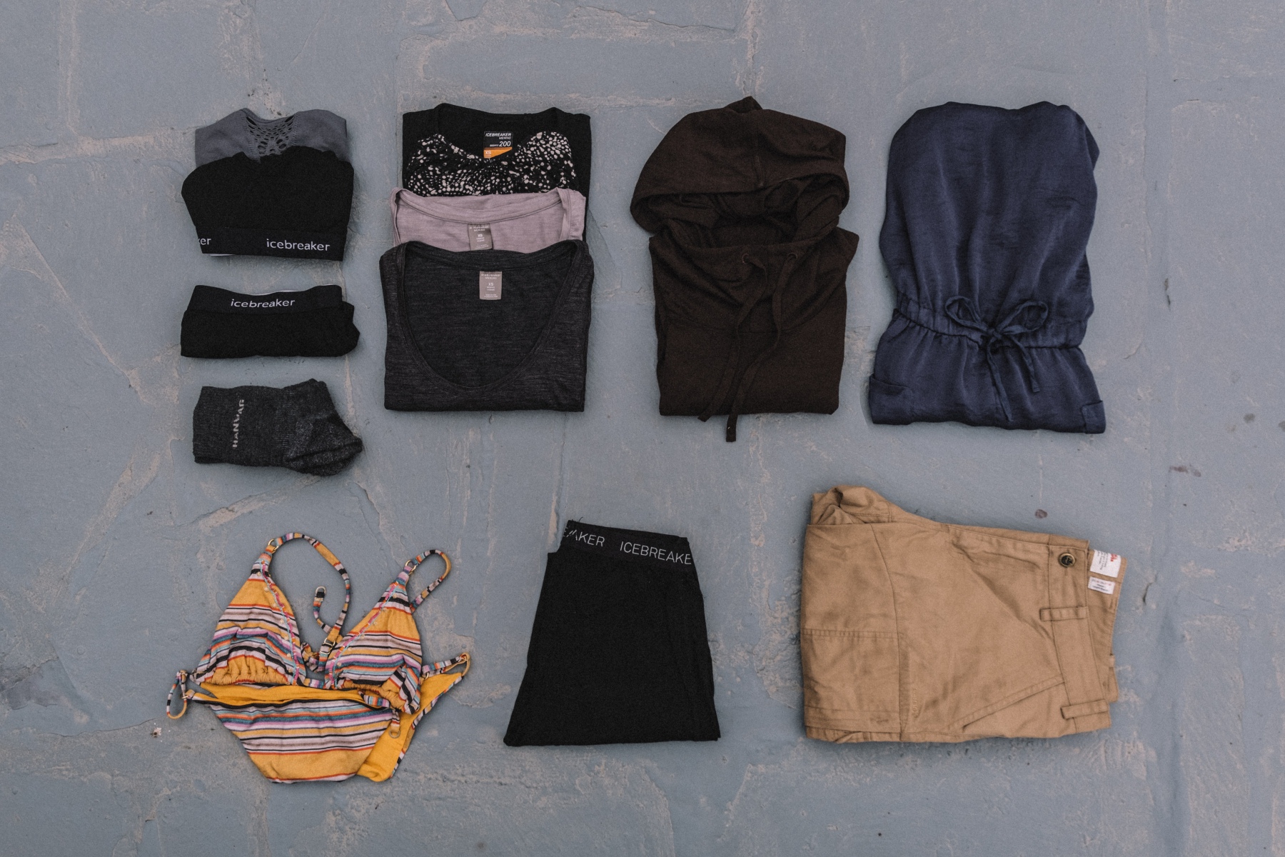 Off the bike women's bikepacking clothes