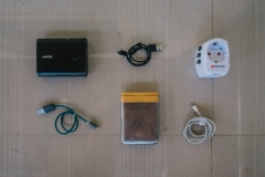 Anker PoweCore+, BioLite Charge 40 and Skross world adapter
