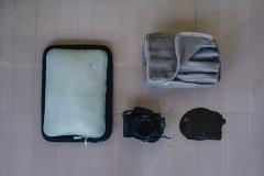 Electronics bag, MacBook sleeves and Fujifilm camera's