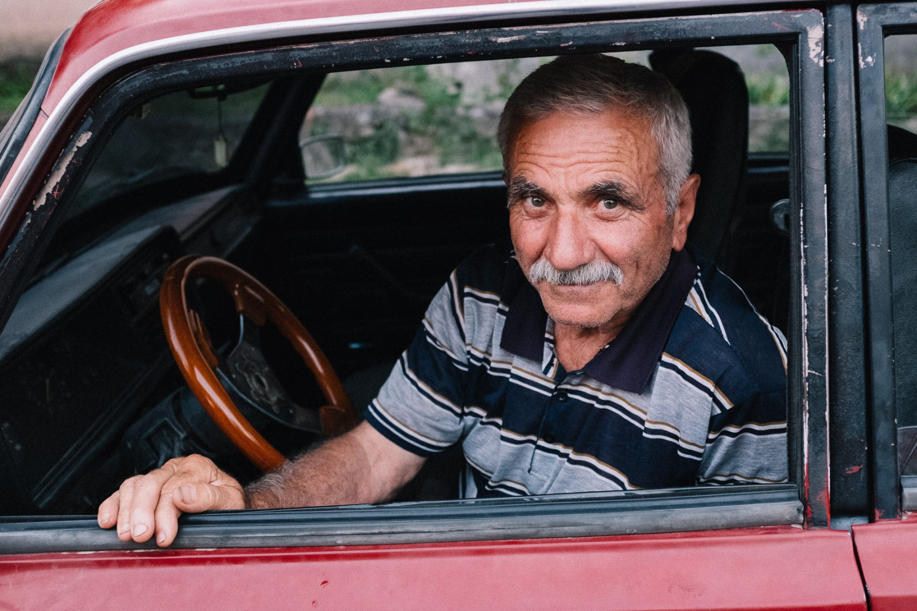 Friendly local man in Lagodechi, Georgia