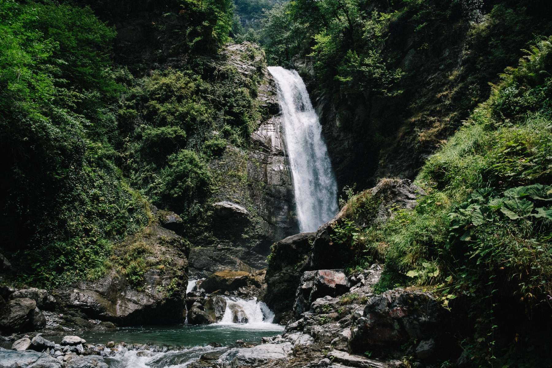 Waterfall near Lagodechi, Georgia