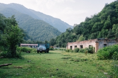 Old Soviet truck in Georgia