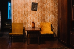 Soviet living room in Georgian house