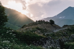 Sunset seen from Roshka Georgia