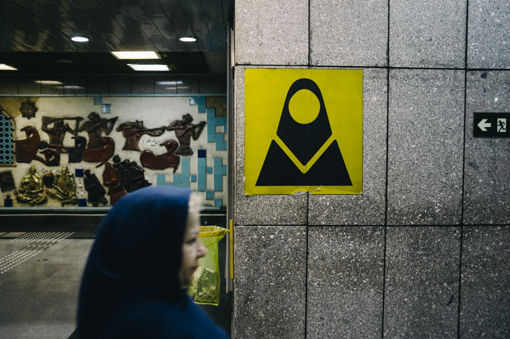 Women only compartments in the metro