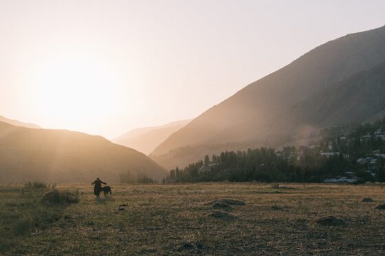 Magic light in Tajikistan