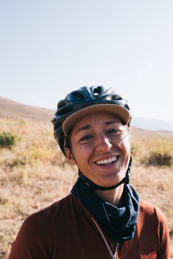 Sabina on the Pamir Highway