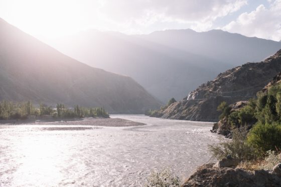 Panj river Tajikistan