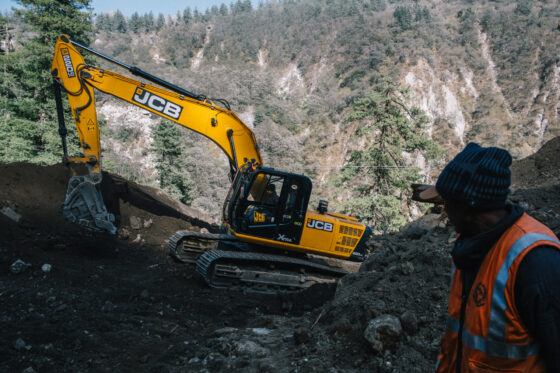 Annapurna Circuit Nepal Road Construction Work