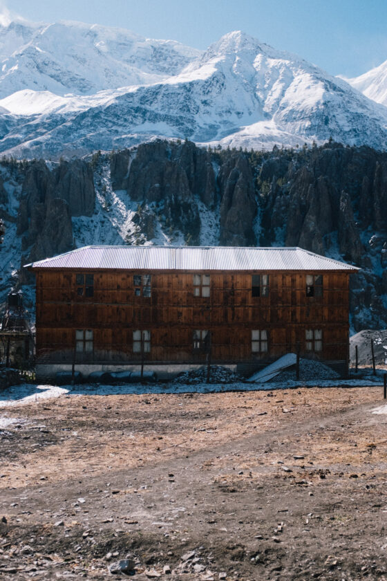 Teahouse Manang Annapurna Circuit Trek Nepal Himalaya Bikepacking