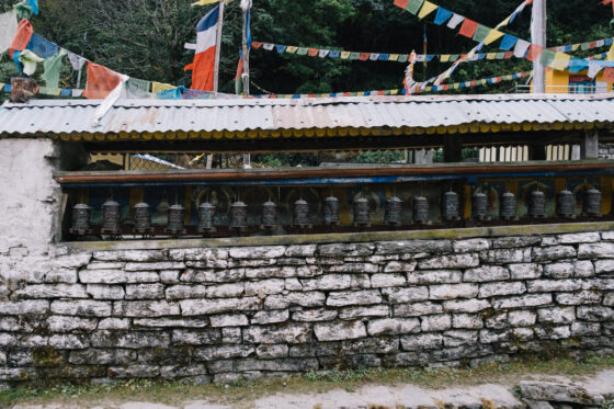 Annapurna Circuit Trek Prayer Wheels Bikepacking Nepal