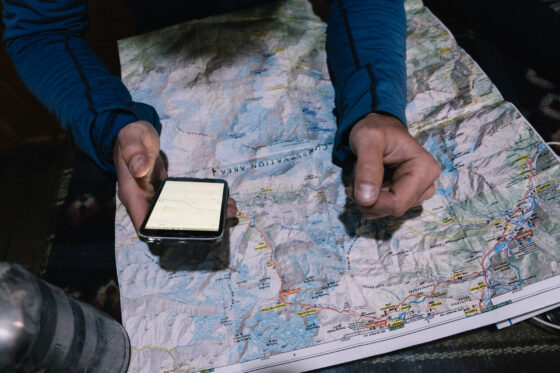 Annapurna Circuit Trek Map Planning Bikepacking
