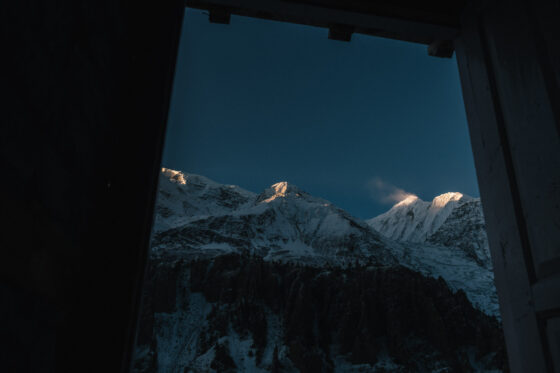 Himalaya Mountains Manang Annapurna Circuit Trek Bikepacking Cycling