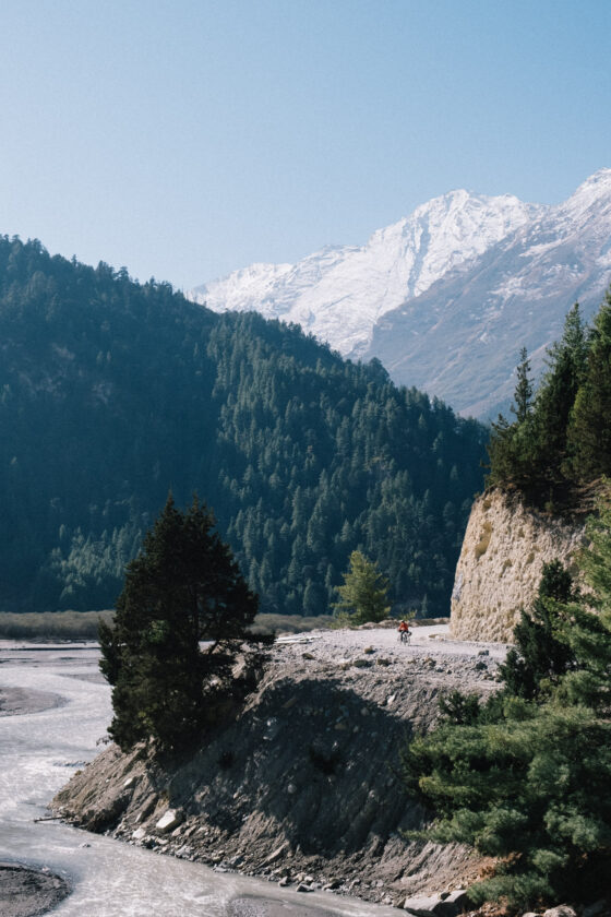 Cycling Annapurna Circuit Mountains Bikepacking Biking
