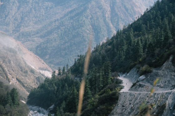 Bikepacking Annapurna Nepal Road View Mountains