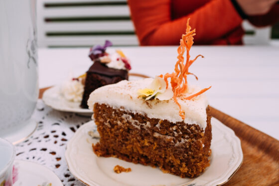 Carrot cake as carb fuel while bikepacking