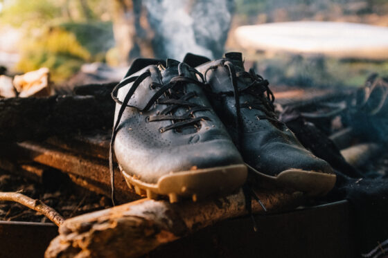 Bikepacking the Blekingeleden - Quoc shoes