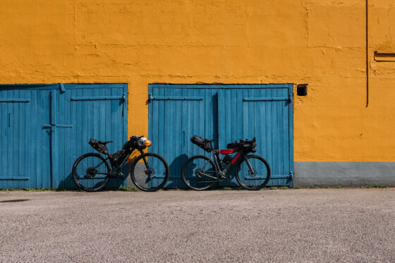 Cannondale and 3T Explore loaded up with bikepacking bags