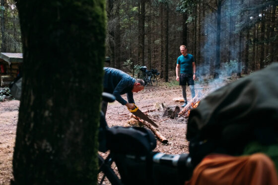 Bikepacking the Hærvejen camping