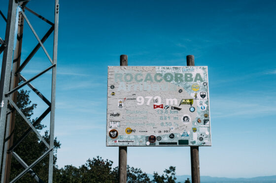 View from Rocacorba in Girona, Spain