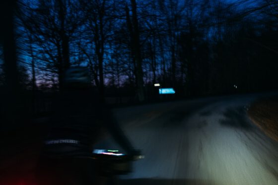 Winter bikepacking Skåne Winter Dark