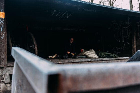 Bikepacking Sweden Winter Windshelter