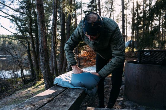 Bikepacking Sea to Summit blow sleeping pad