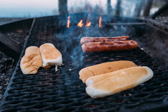 Bikepacking Sweden food fire bbq