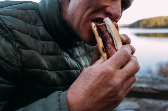 Bikepacking food fire bbq
