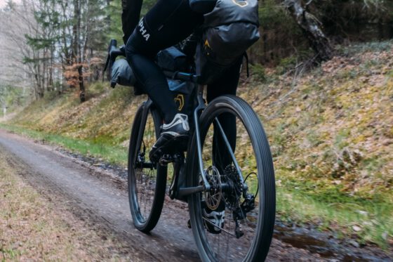 Bikepacking Banvallsleden gravel grus