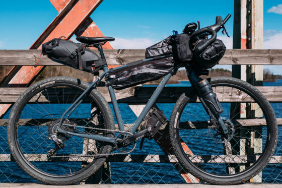 Bikepacking Banvallsleden gravel bike