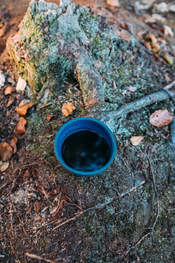 Bikepacking coffee cup Båstad Farawayistan