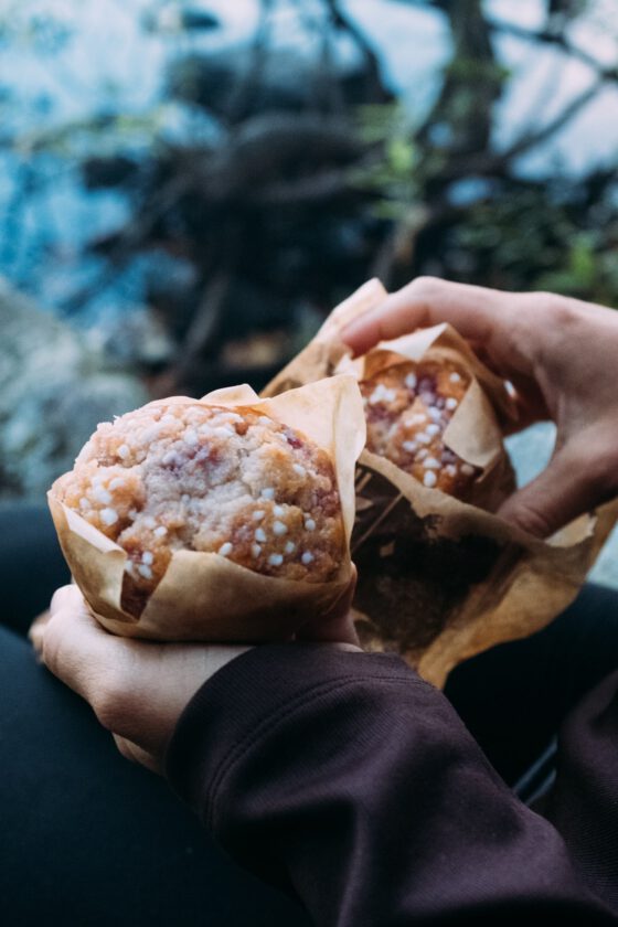 Bikepacking breakfast Båstad Farawayistan