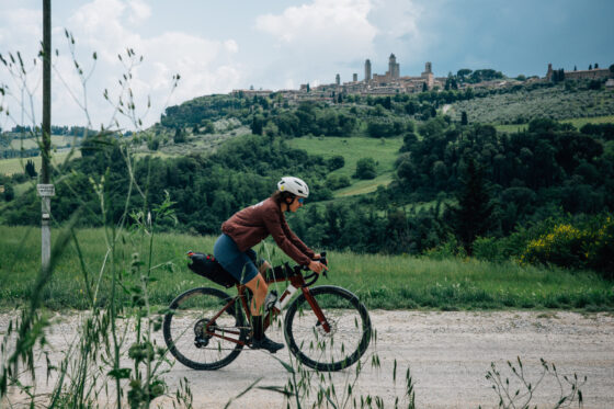 Credit Card Bikepacking Tuscany Gravel San Gimignano Farawayistan