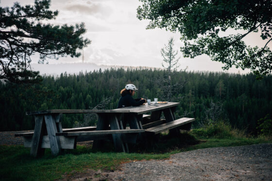 Oslo Norway Nordmarka Gravel Routes Cycling Food Bike