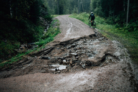 Oslo Norway Nordmarka Gravel Routes Cycling Rain Weather
