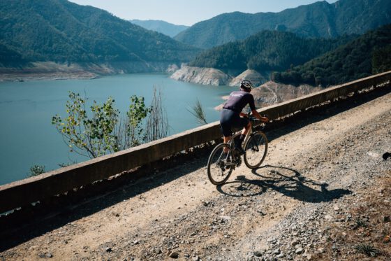 Girona Gravel Route Recovery Coffee Ride Susqueda Climb Reservoir Farawayistan