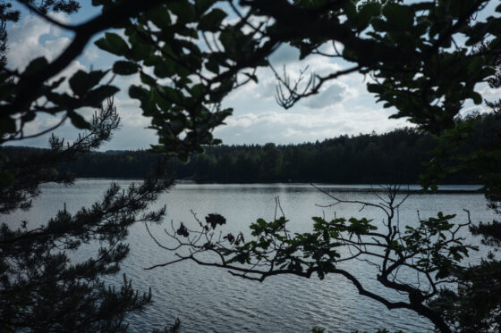 Farawayistan Bikepacking Camping Windshelter Sleeping Southern Sweden Skane Blekinge Lake