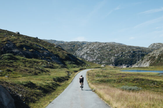 Lysebotn Norway fjord road gravel cycling hairpins switchbacks climb