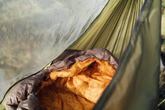 Canoe camping by the Rönne River, Southern Sweden